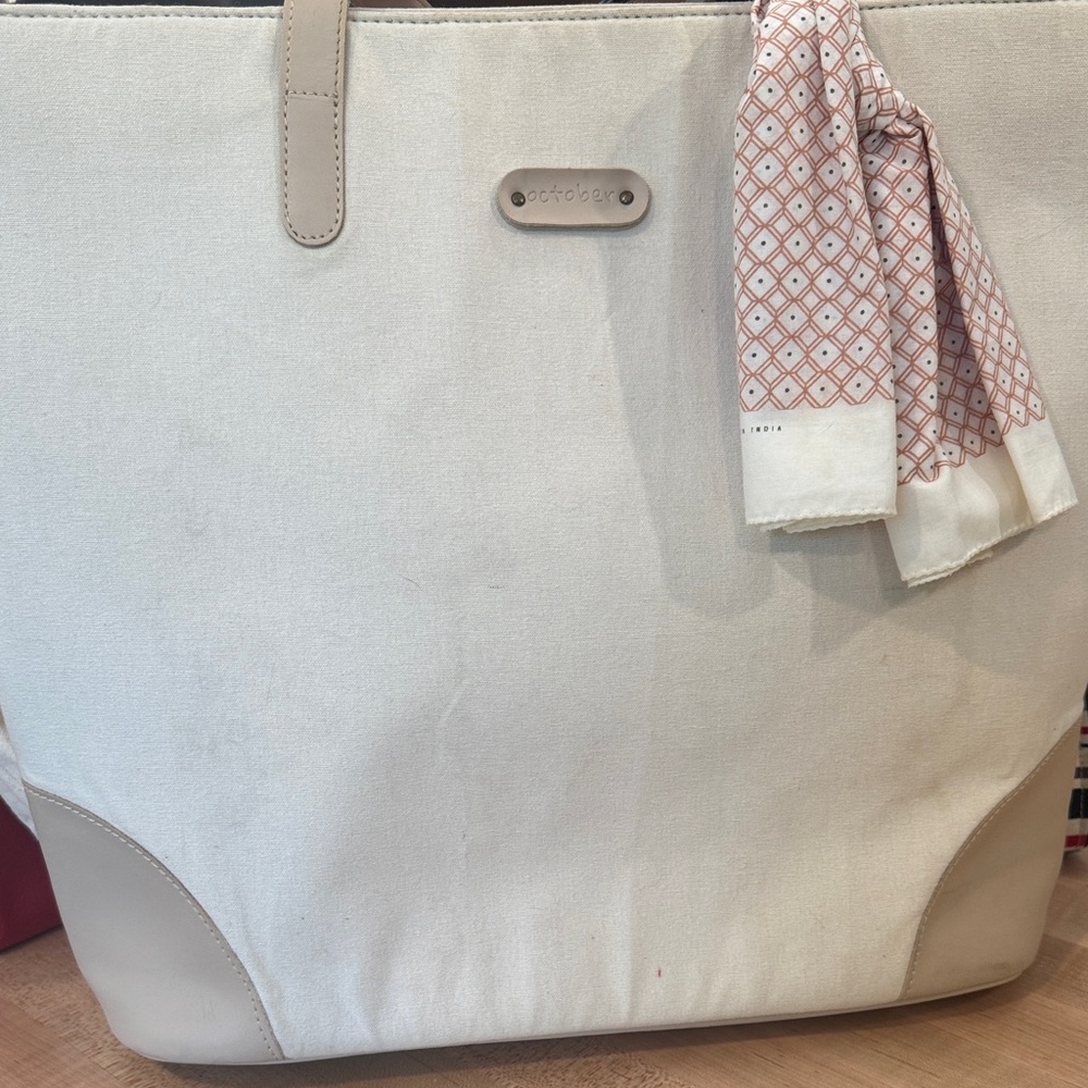 Elegant Beige Tote Bag